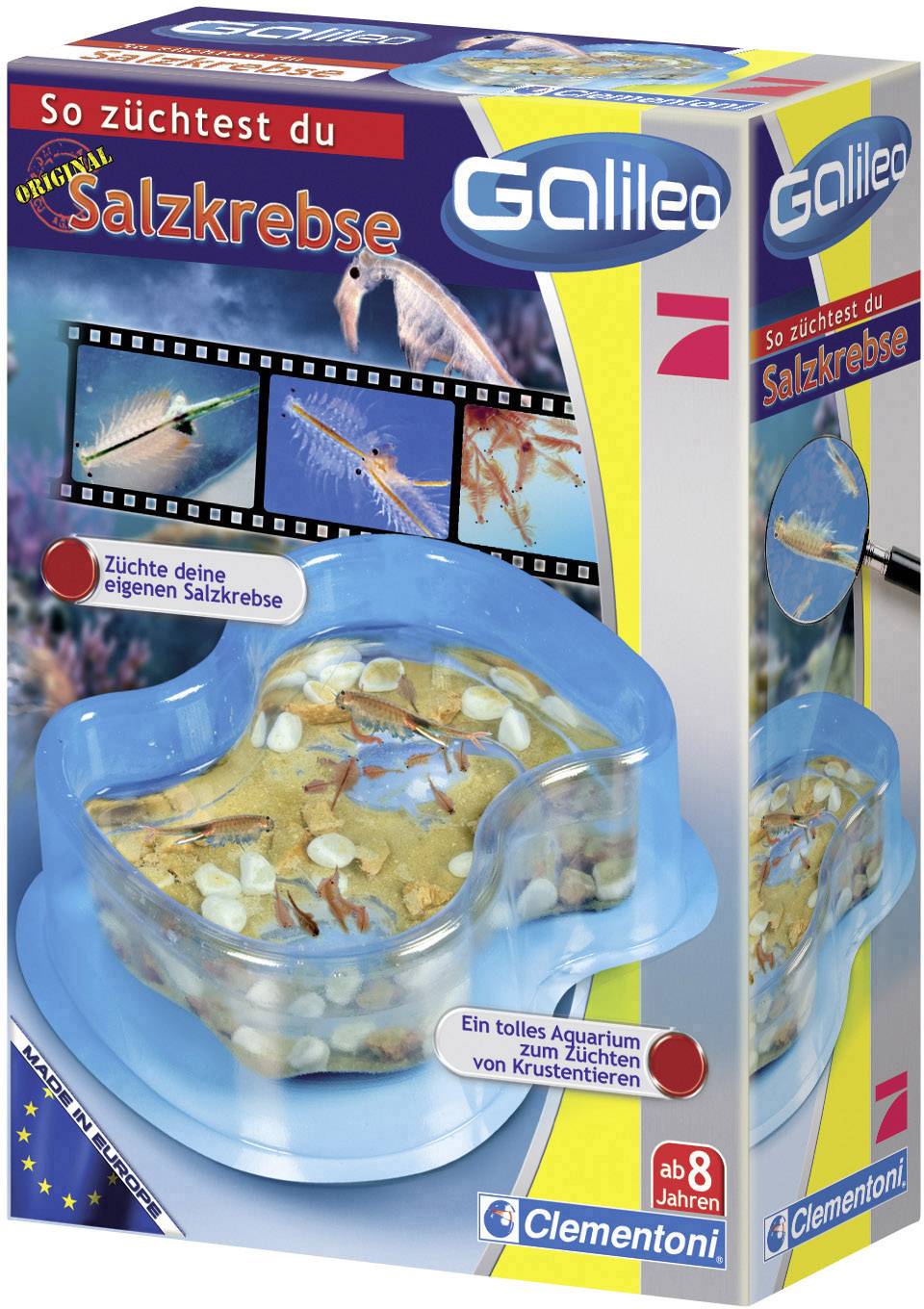 Clementoni 69937 Galileo - Original Salzkrebse Experimentierkasten ab 8 Jahre