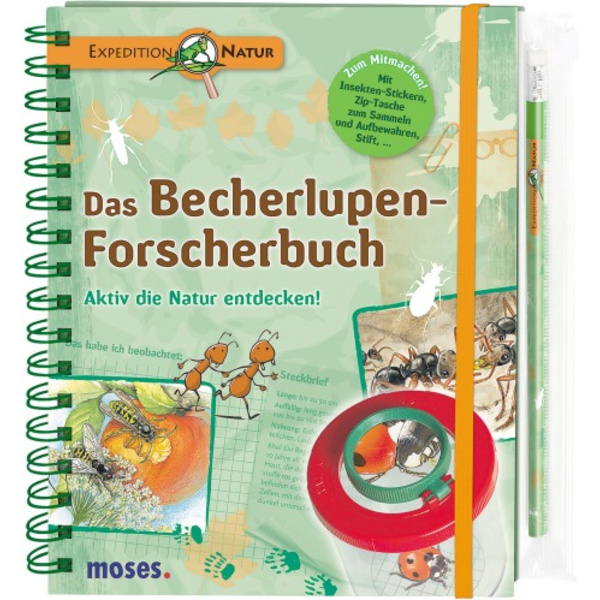 moses Expedition Natur Becherlupen-Forscherbuch 105770 1St.