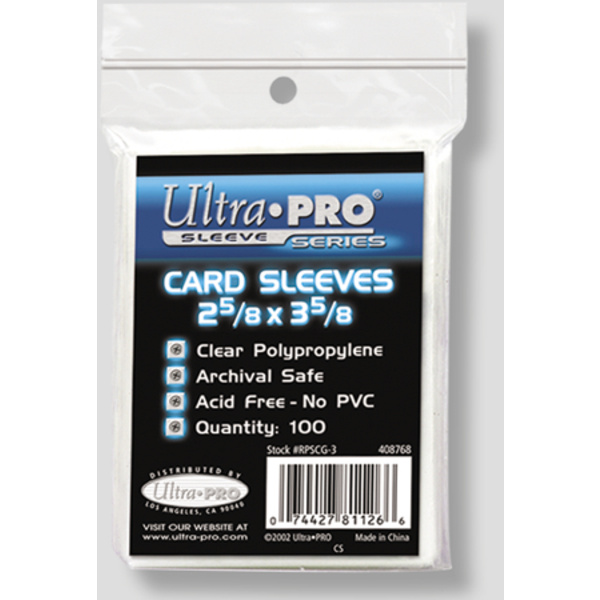 Ultra Pro Schutzhüllen für Einzelsammelkarten, 100 Stück, transparent