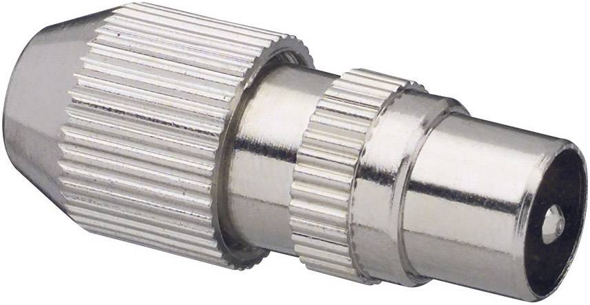 Renkforce 0410323 Koax-Stecker Metall Anschlüsse: Koax-Stecker IEC Kabel-Durchmesser: 7 mm 1 St.