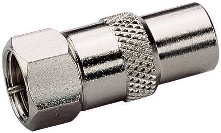TRU COMPONENTS TC-2520003 F-Koax-Adapter Anschlüsse: F-Stecker, Koax-Stecker IEC 100St.