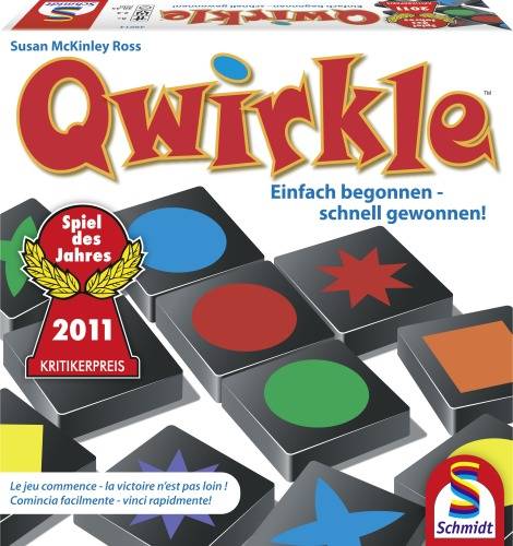 Schmidt Spiele 49014 Qwirkle - Einfach begonnen - schnell gewonnen!