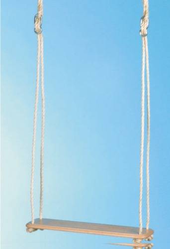 Brettschaukel Holz gerade 48x15cm