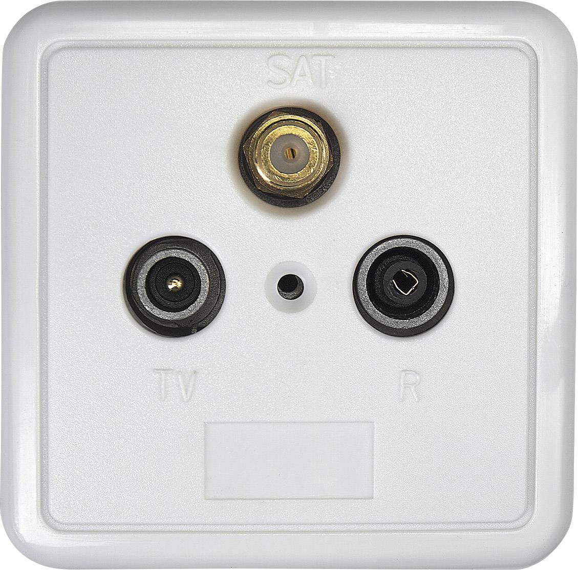 Axing SSD 2-10 Antennendose SAT, TV Unterputz Durchgangsdose