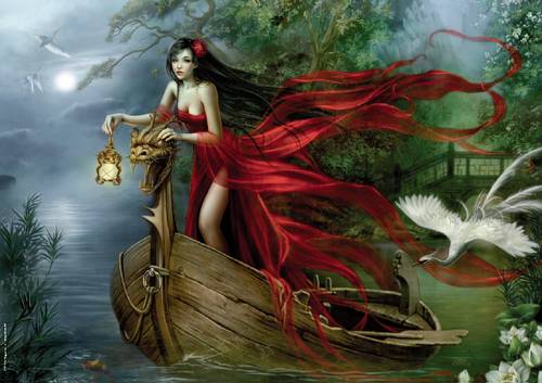 Puzzle Ortega Swans 1000T.