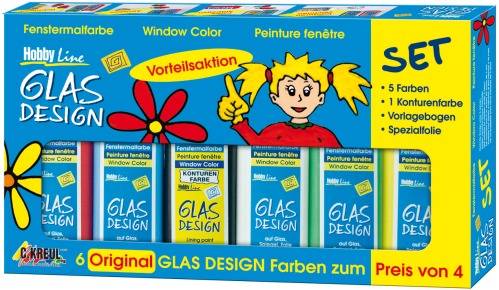 Window Color Glas Design Aktions-Set