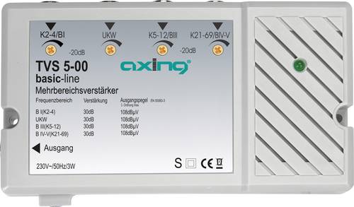 Axing TVS 00500 Mehrbereichsverstärker UKW 30 dB