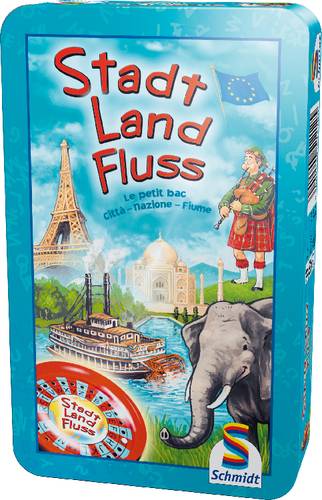 Stadt, Land, Fluss BMM Metalldose