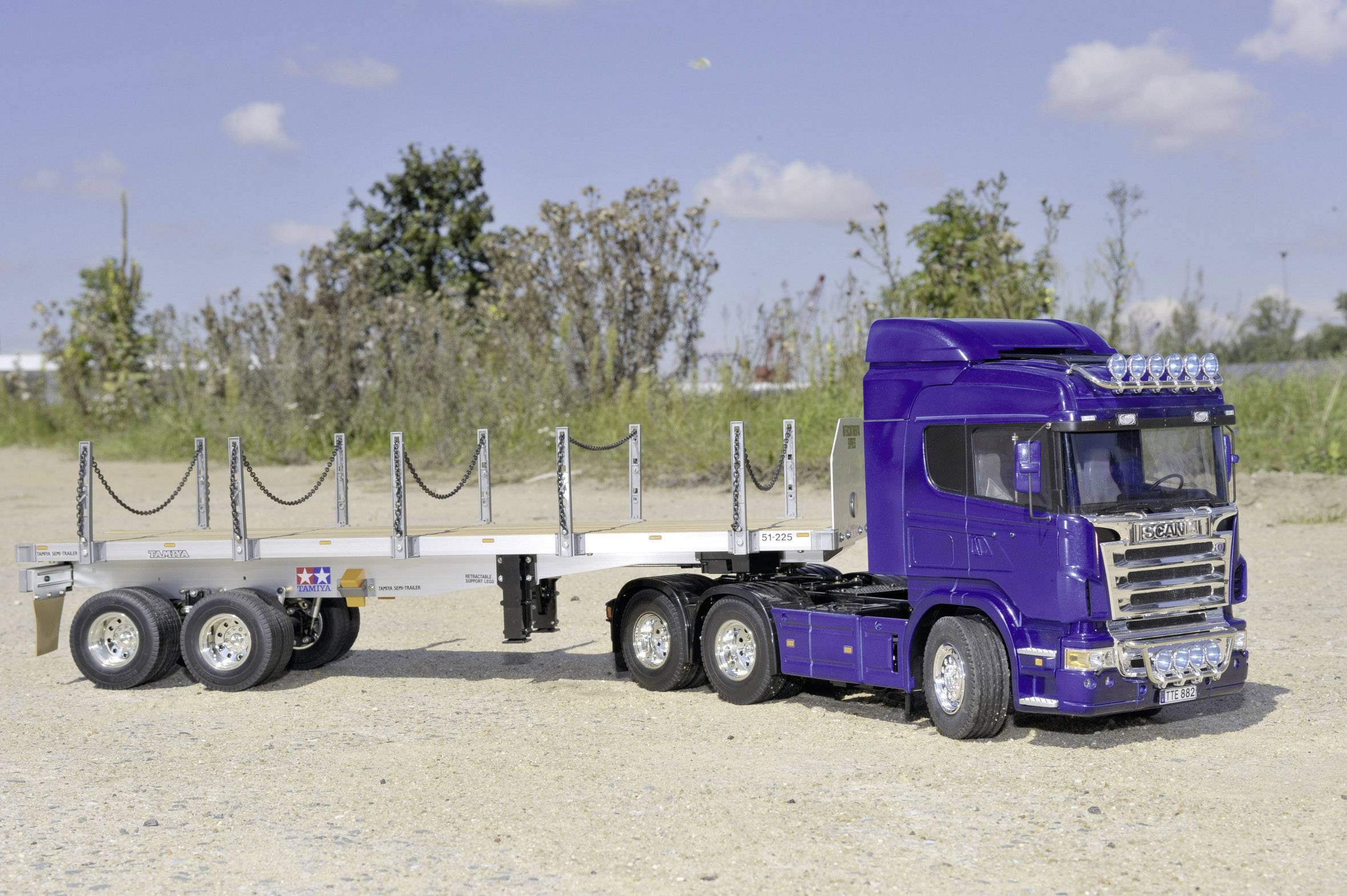 Tamiya 56306 1:14 Flachbett-Auflieger