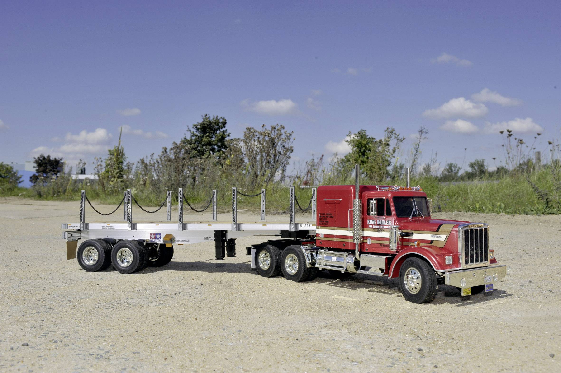 Tamiya 56306 1:14 Flachbett-Auflieger