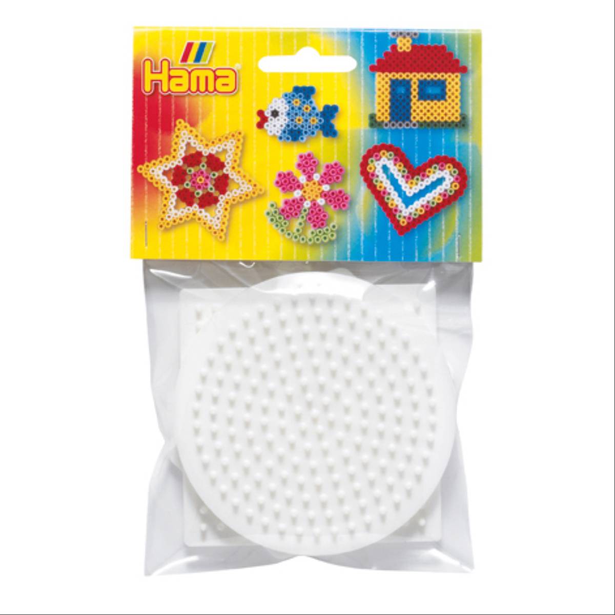 Vedes HAMA Bügelperlen Midi - 2er Set Stiftplatten im Beutel - kleines Viereck, klei 4451