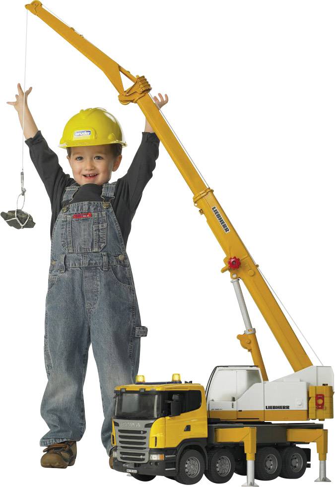 bruder Scania R-Serie Liebherr Kran-LKW Fertigmodell Nutzfahrzeug Modell