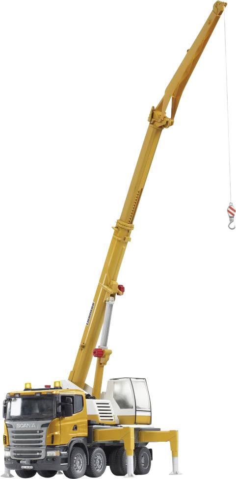 Bruder Scania R-Serie Liebherr Kran-LKW mit Licht und Sound Modul 3570