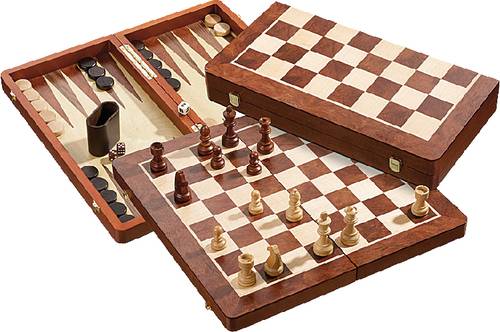 Vedes 2520 Philos Schach-Backgammon-Dame-Set
