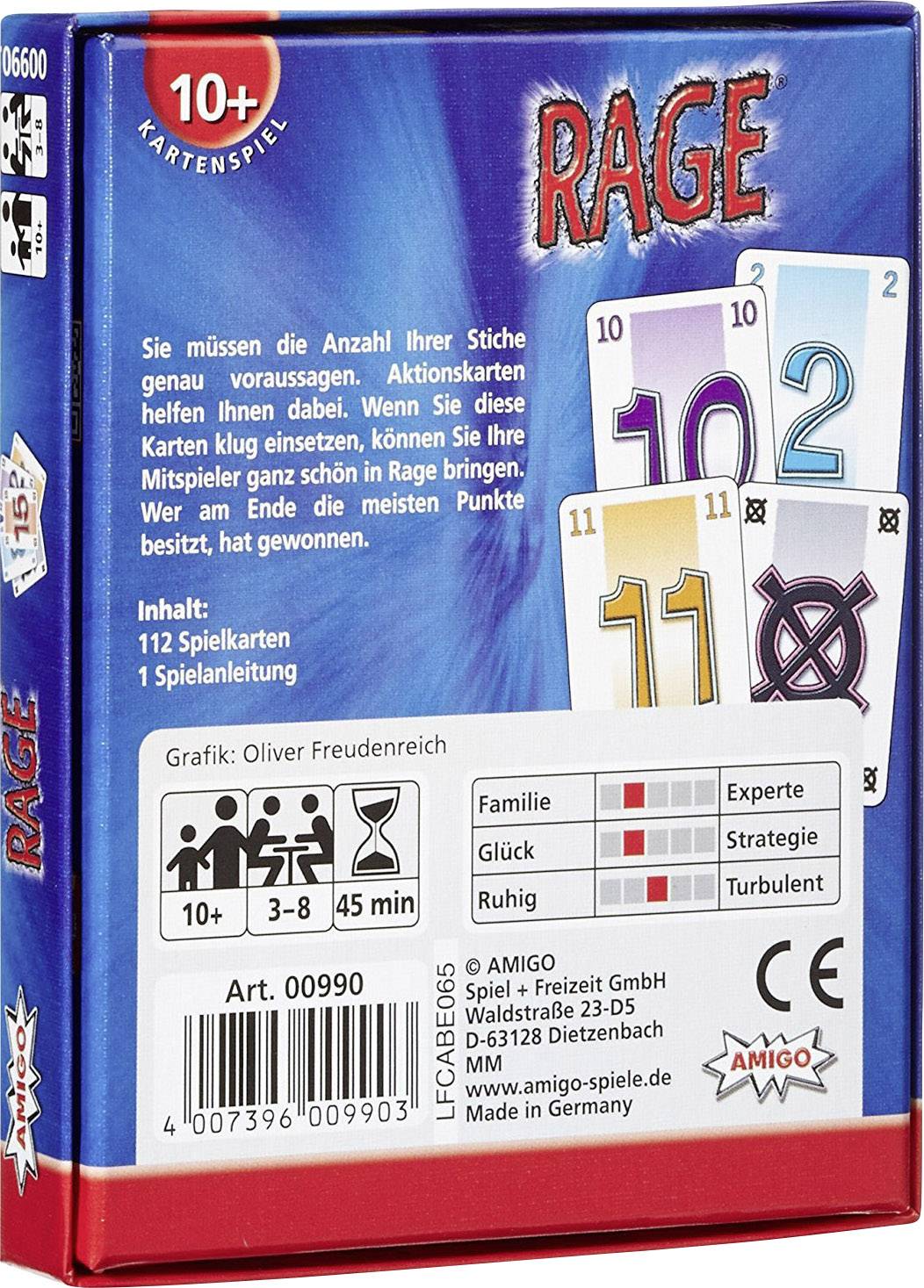 Amigo Rage Kartenspiel 990