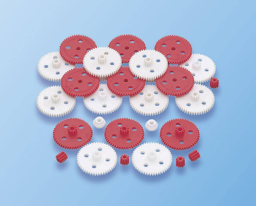 Reely Kunststoff Zahnradsortiment Modul-Typ: 0.5 Anzahl Zähne: 50, 10 1 Set