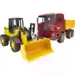 Bruder MAN TGA Kipplastwagen und Gelenkradlader Fertigmodell Nutzfahrzeug Modell Bruder MAN TGA Kipplastwagen und Gelenkradlader Fertigmodell Nutzfahrzeug Modell