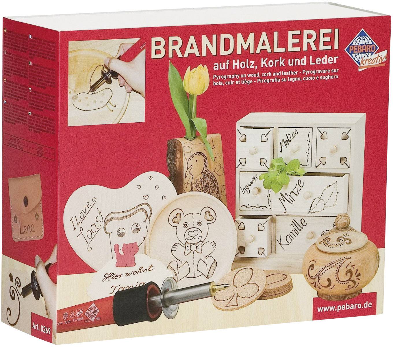 Vedes PEBARO Holzbrennkolben Set Holzbrennkolben