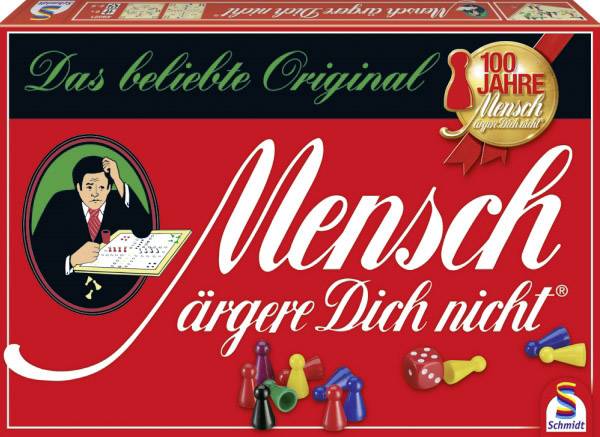 Schmidt Spiele Mensch ärgere dich nicht Standardausgabe 49021, 1x -0400150449021