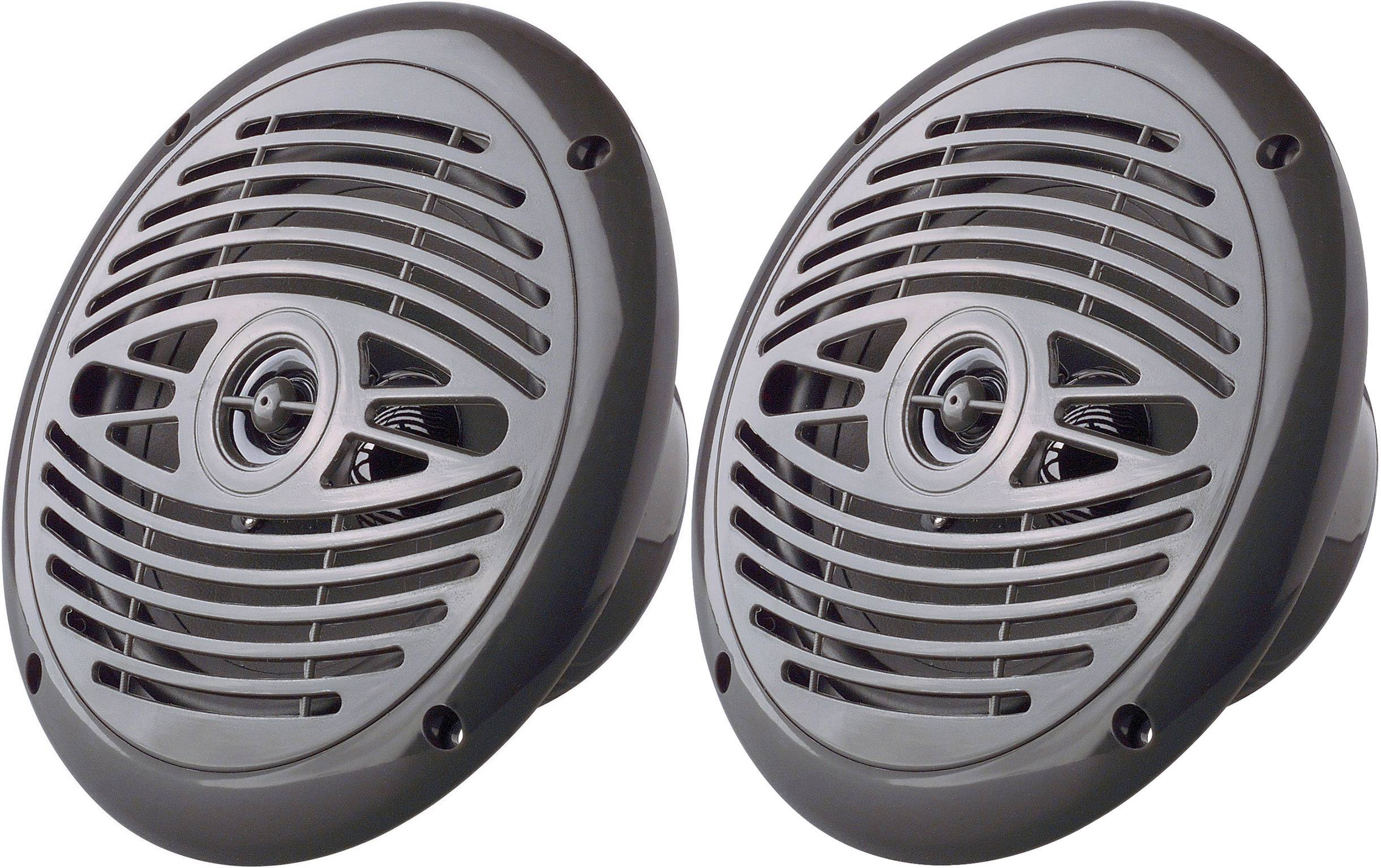 SpeaKa Professional Marine-Lautsprecher 110 W 4 Ω Schwarz 1 Paar