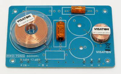 Visaton HW 2/70 NG - 8 Ohm 2-Wege Frequenzweiche 8Ω