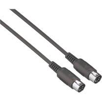 Paccs MIDI Verbindungskabel [1x MIDI-Male - 1x MIDI-Male] 1.00m Schwarz
