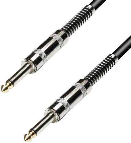 Paccs HIC52BK030SD Instrumenten Kabel [1x Klinkenstecker 6.35mm - 1x Klinkenstecker 6.35 mm] 3.00m S
