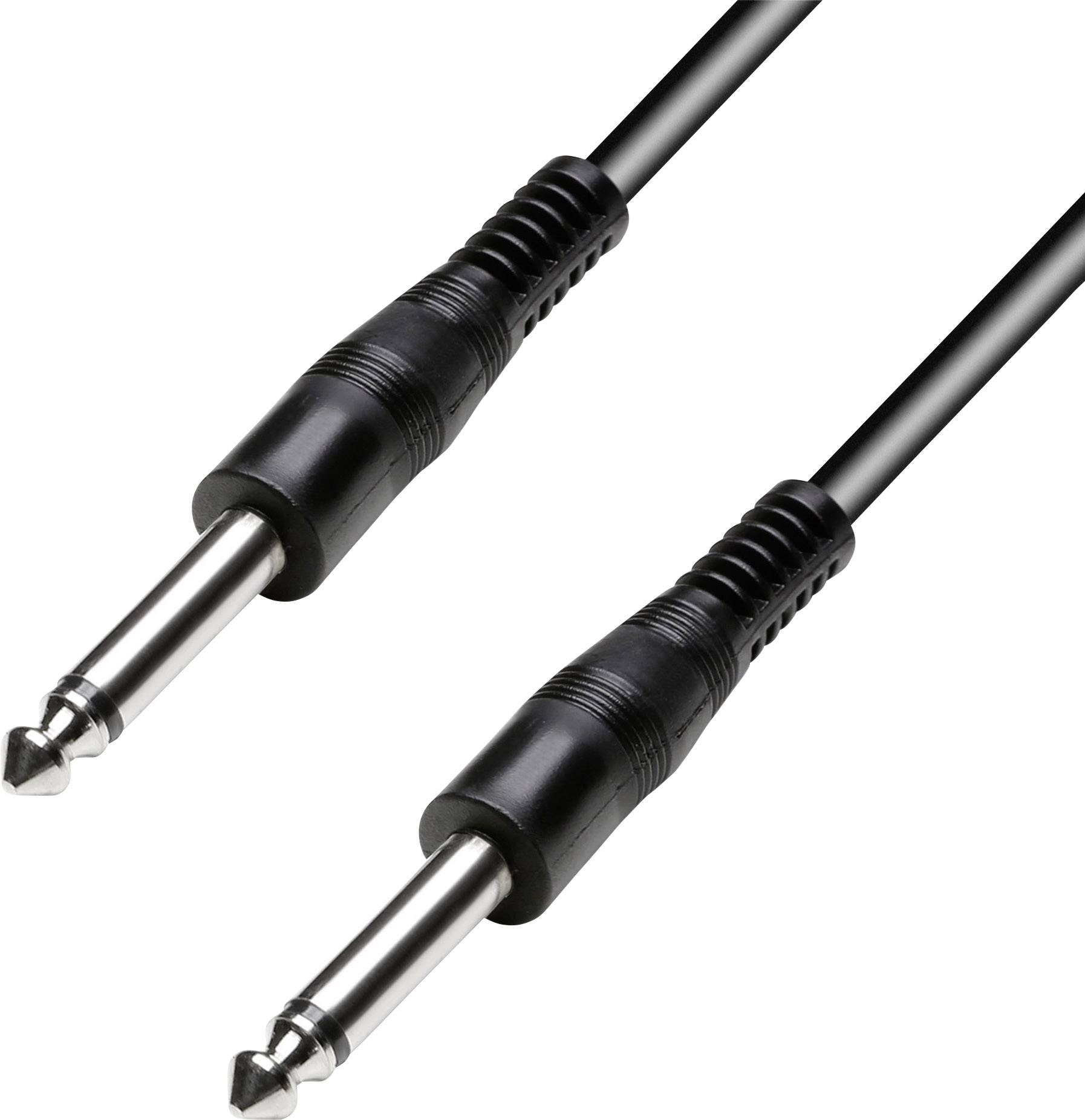 Paccs HIC11BK010SD Instrumenten Kabel [1x Klinkenstecker 6.35 mm - 1x Klinkenstecker 6.35 mm] 1.00 m Schwarz