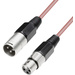 Cable Paccs Xlr Male/Femelle Rouge 1M
