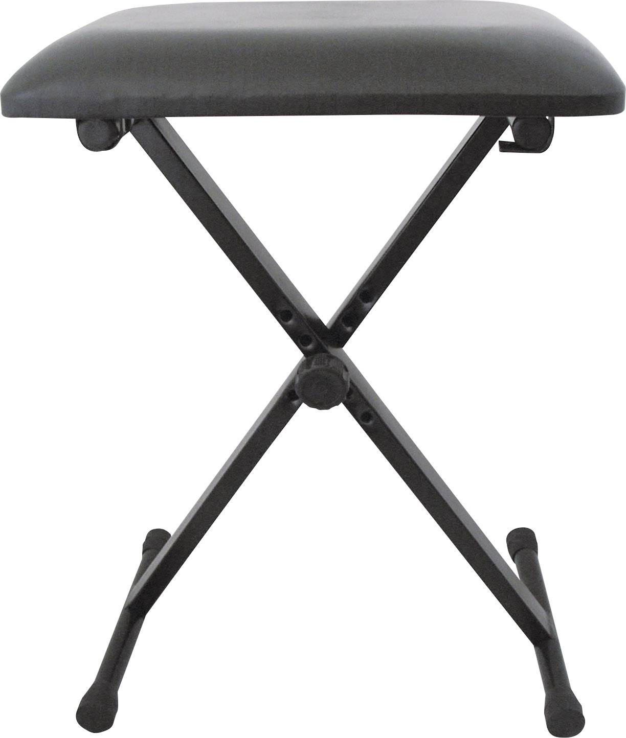 MSA Musikinstrumente KB 4 Keyboardhocker Schwarz höhenverstellbar