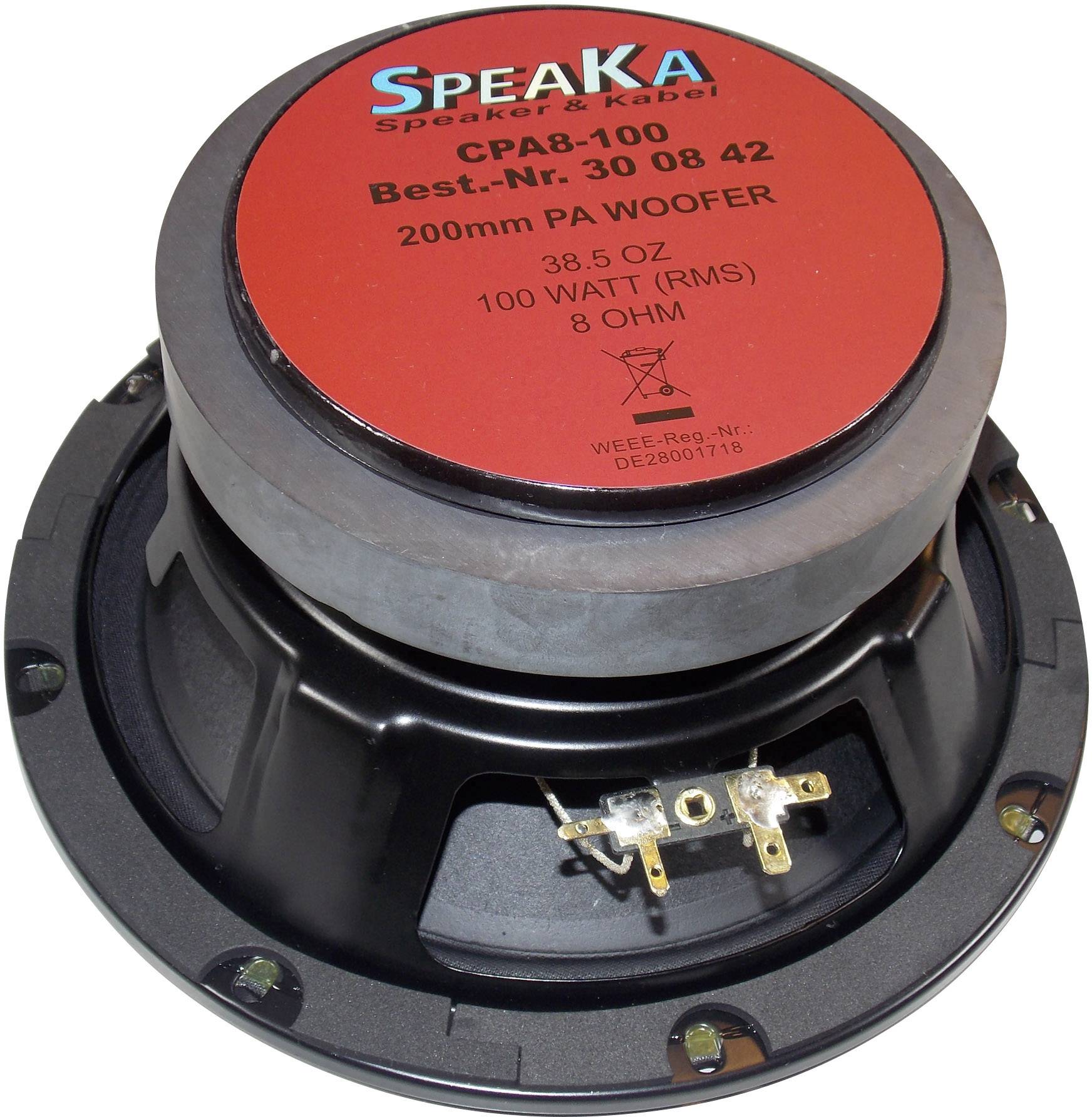 Renkforce CPA 8-100 8 Zoll 20.32 cm Tiefmitteltöner 100 W 8 Ω