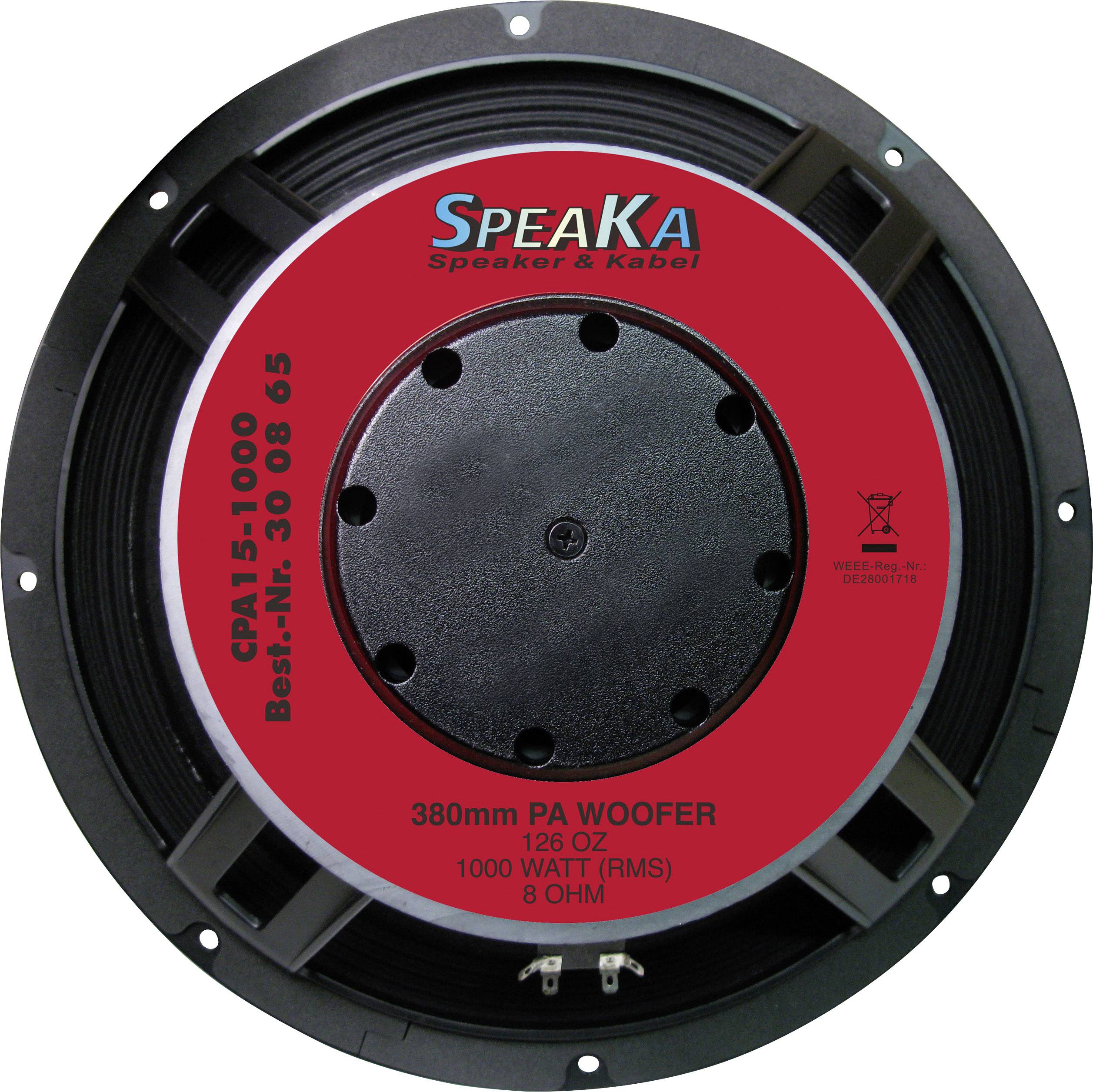 15-1000 15 Zoll 38 cm Mitteltöner 1000 W 8 Ω