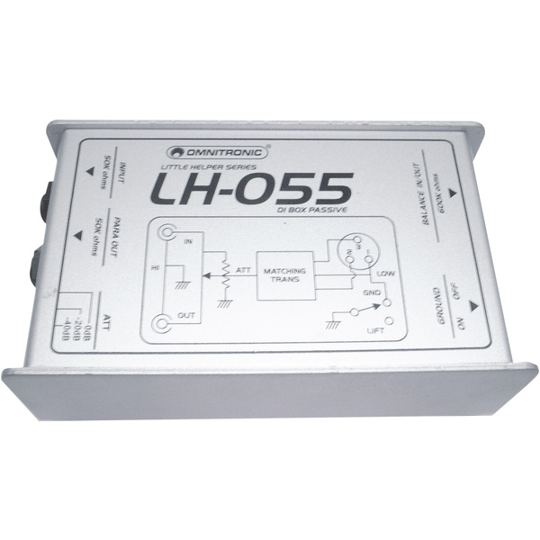 Omnitronic LH-055 Passive DI Box 1-Kanal