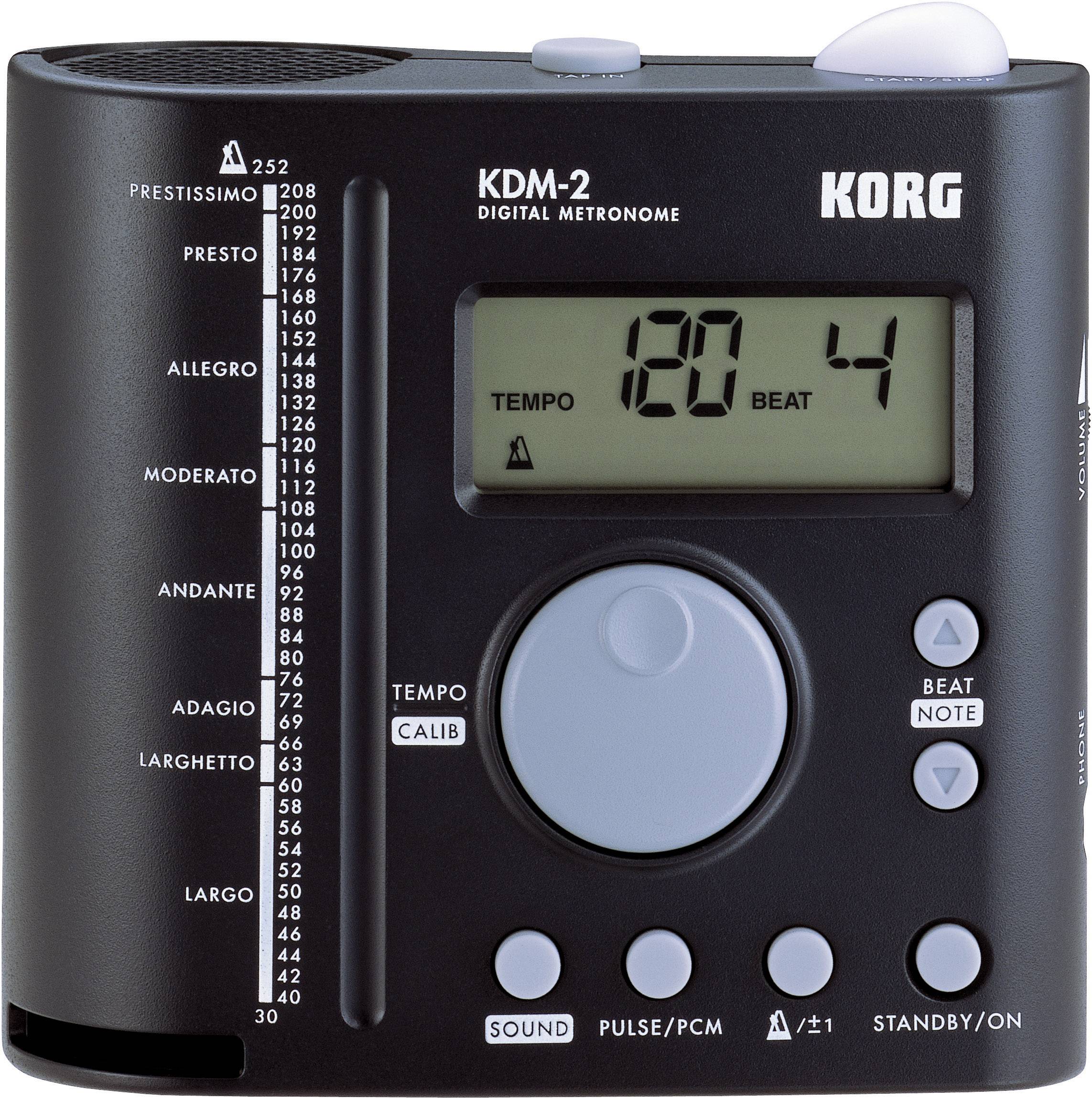 KORG KDM-2 Metronom Schwarz