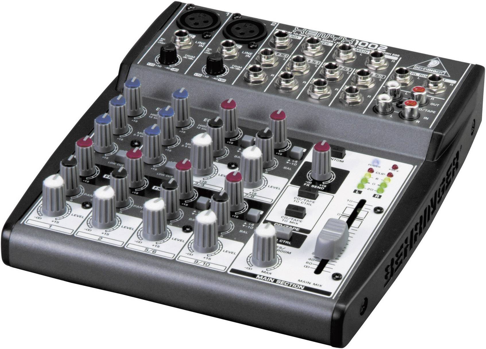 Behringer XENYX 1002 Konsolen-Mischpult Anzahl Kanäle:10