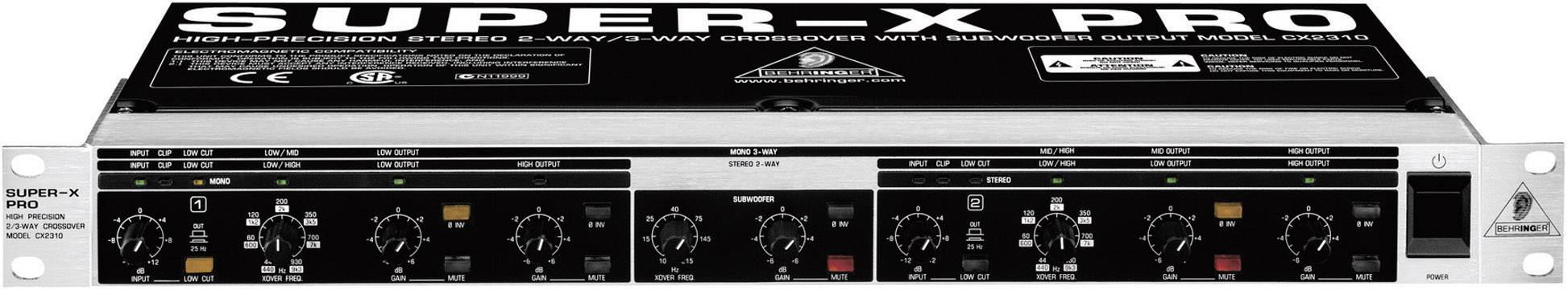 Behringer 2-Kanal 19 Zoll Frequenzweiche CX2310