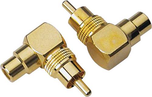 Sinuslive CWS Cinchwinkeladapter [1x Cinch-Stecker - 1x Cinch-Kupplung]