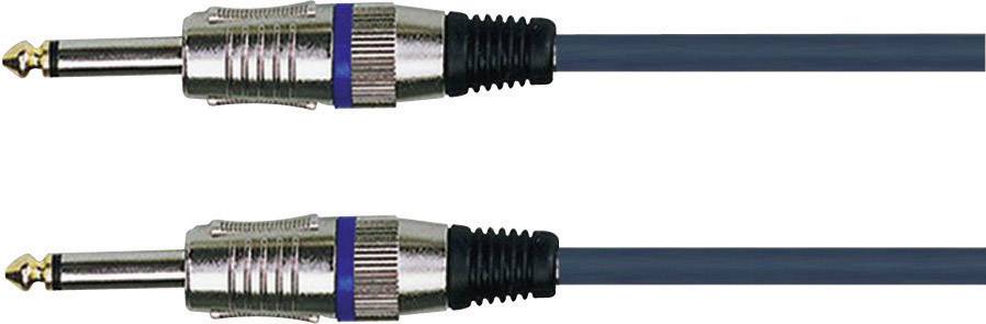 Paccs HIC15BK060SD Instrumenten Kabel [1x Klinkenstecker 6.35 mm - 1x Klinkenstecker 6.35 mm] 6.00 m Schwarz