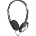 Panasonic RP-HT030 On Ear Kopfhörer kabelgebunden Schwarz, Silber Leichtbügel