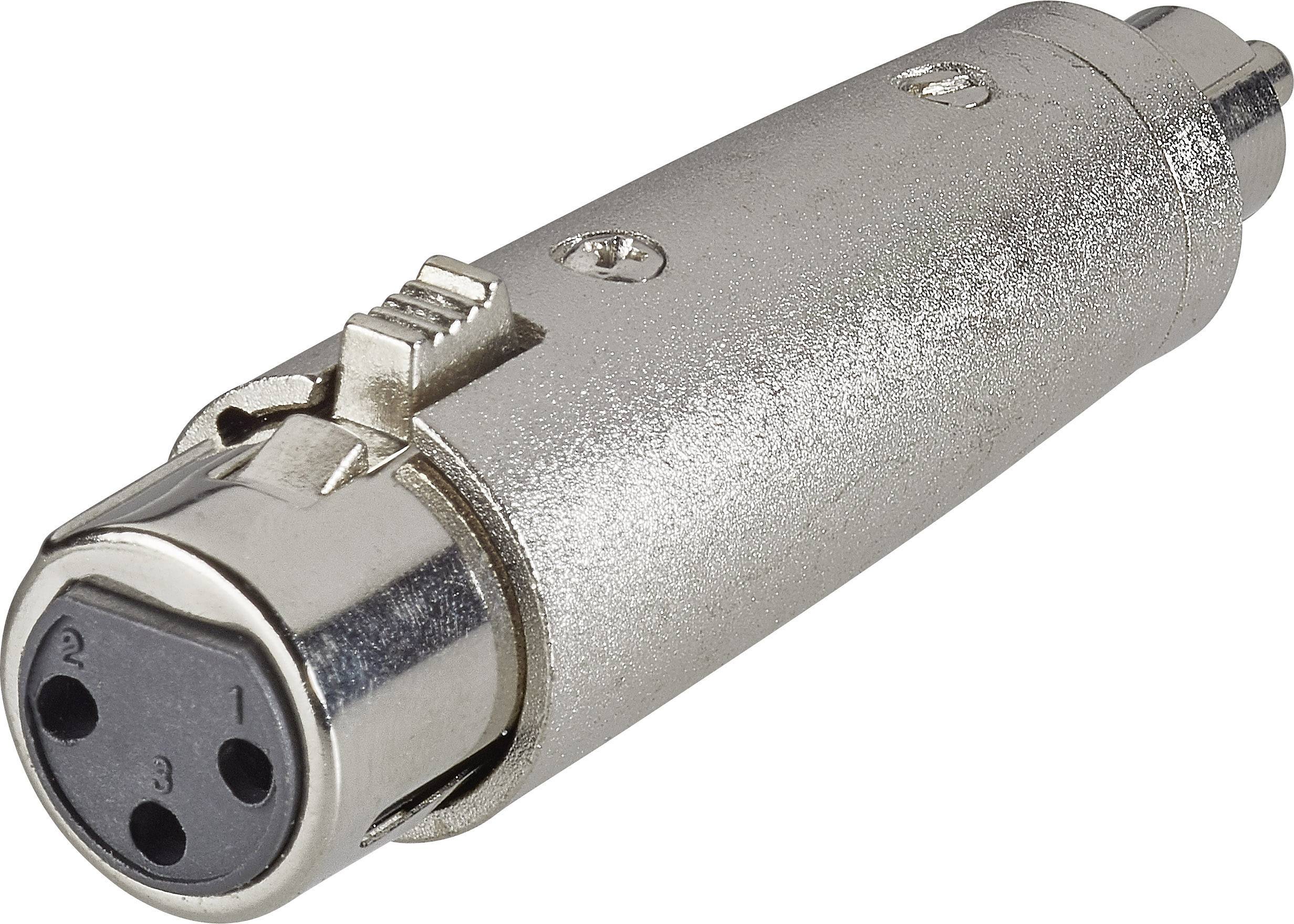 Paccs Audio Adapter [1x Cinch-Stecker - 1x XLR-Buchse] Silber