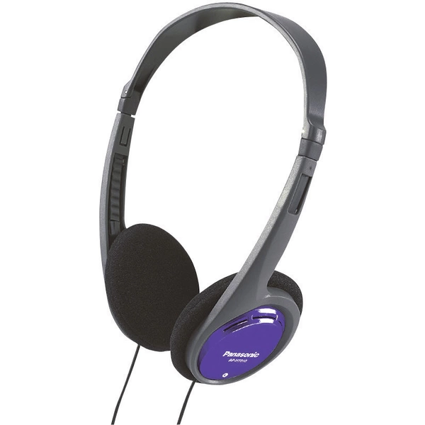 Panasonic RP-HT010 On Ear Kopfhörer kabelgebunden Schwarz, Blau Leichtbügel Panasonic RP-HT010 On Ear Kopfhörer kabelgebunden Schwarz, Blau Leichtbügel