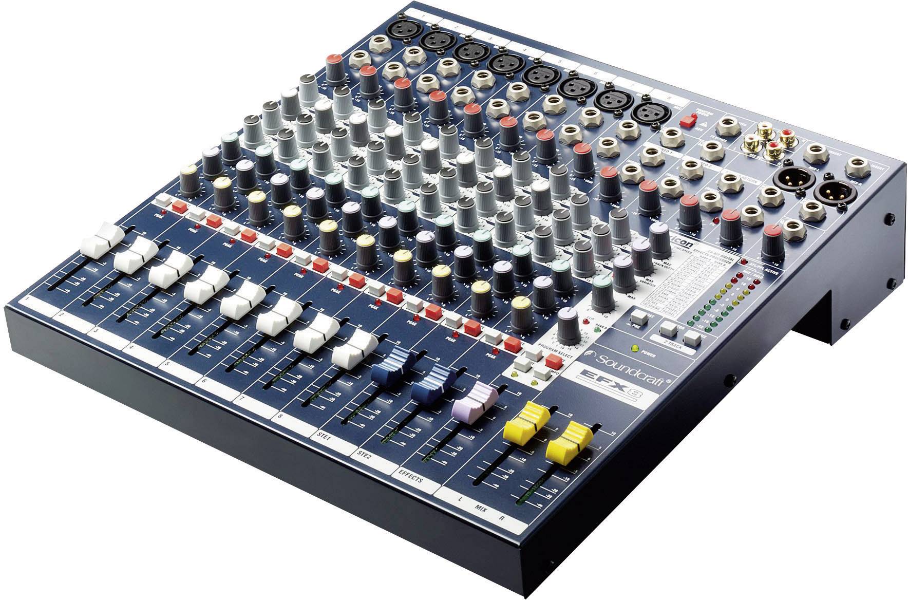 SoundCraft EFX8 Konsolen-Mischpult Anzahl Kanäle:8
