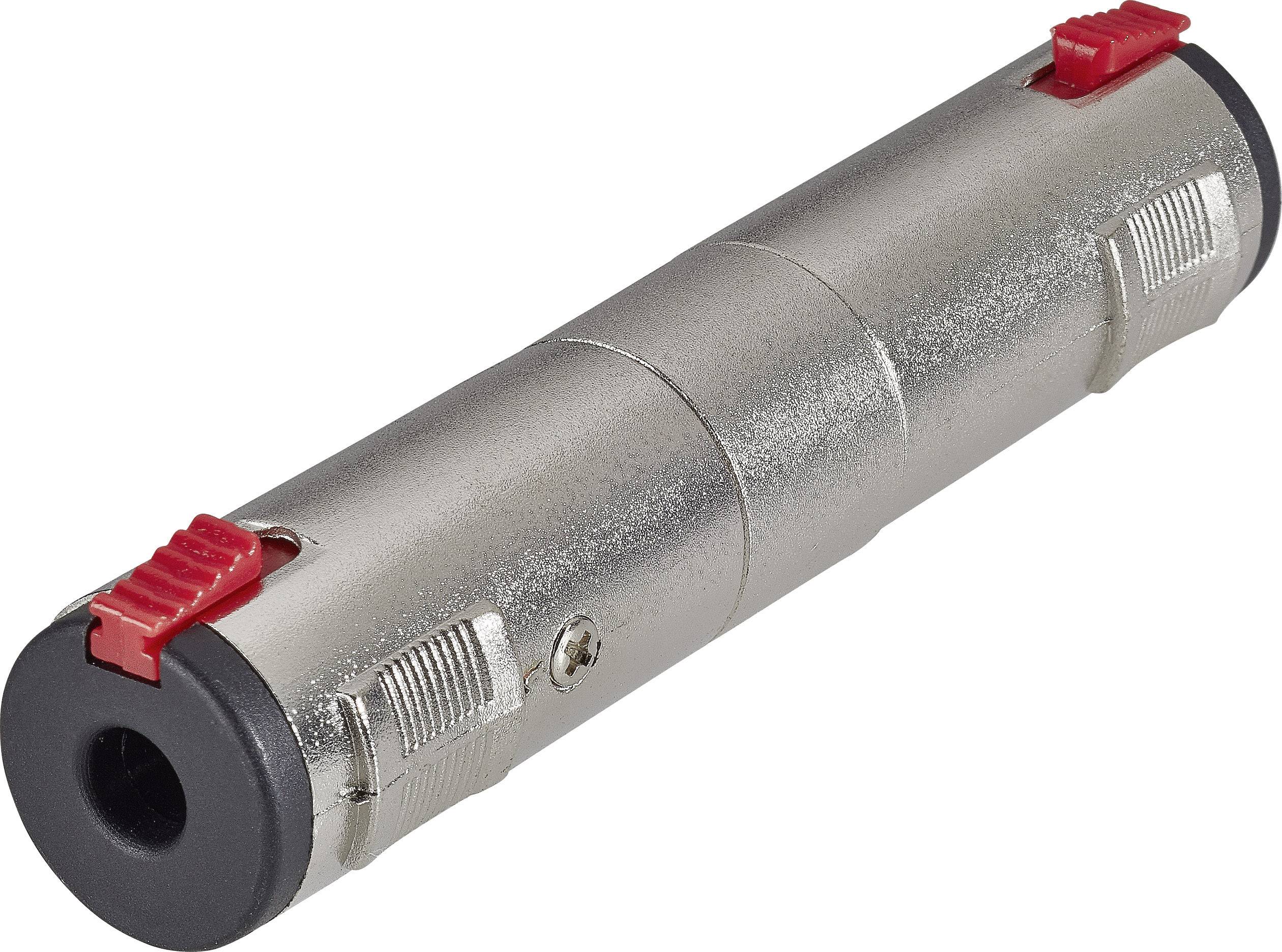 Paccs Klinken Adapter [1x Klinkenbuchse 6.35 mm - 1x Klinkenbuchse 6.35 mm] Silber