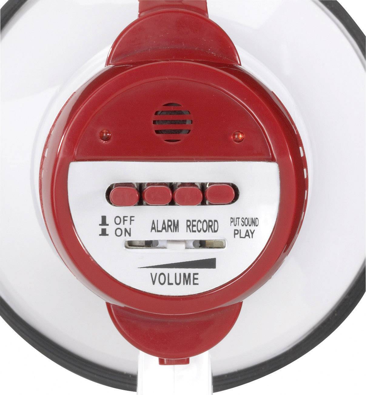 SpeaKa Professional XB-7S Megaphon mit Haltegurt, Aufnahmefunktion, integrierte Sounds