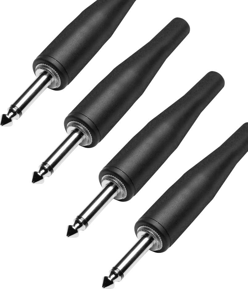 Paccs HST11SET4 6.3 mm Klinkenstecker 4er Set