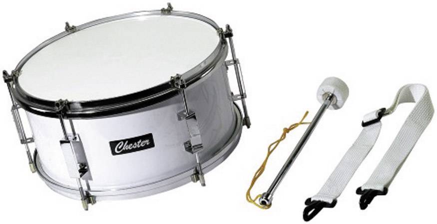 GEWA Chester Street Percussion Marching Drum Marschtrommel Weiß
