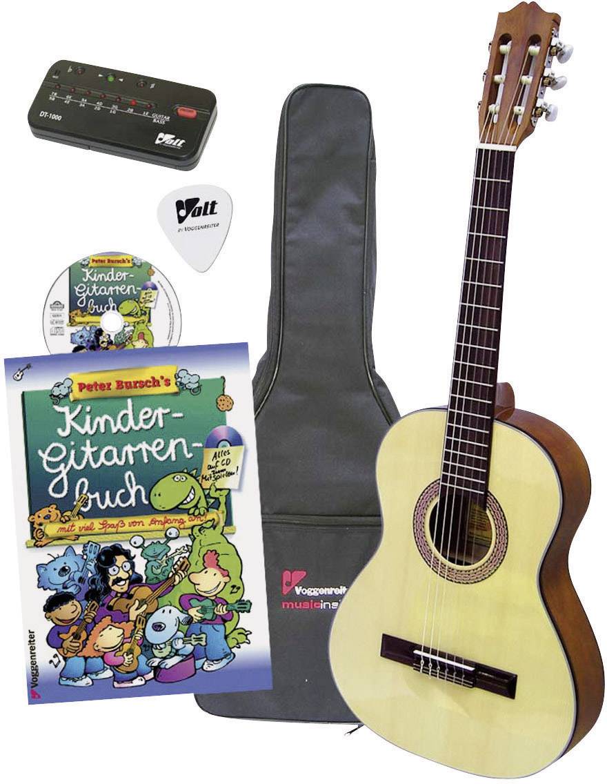 Voggenreiter Konzertgitarren-Set 1/2 Natur inkl. Tasche