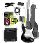 Voggenreiter EG100 E-Gitarren-Set Schwarz inkl. Tasche, inkl. Verstärker