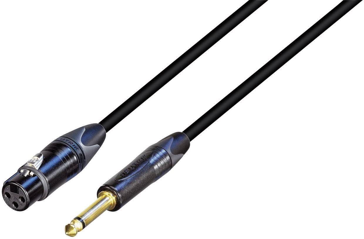 XLR Verbindungskabel Schwarz