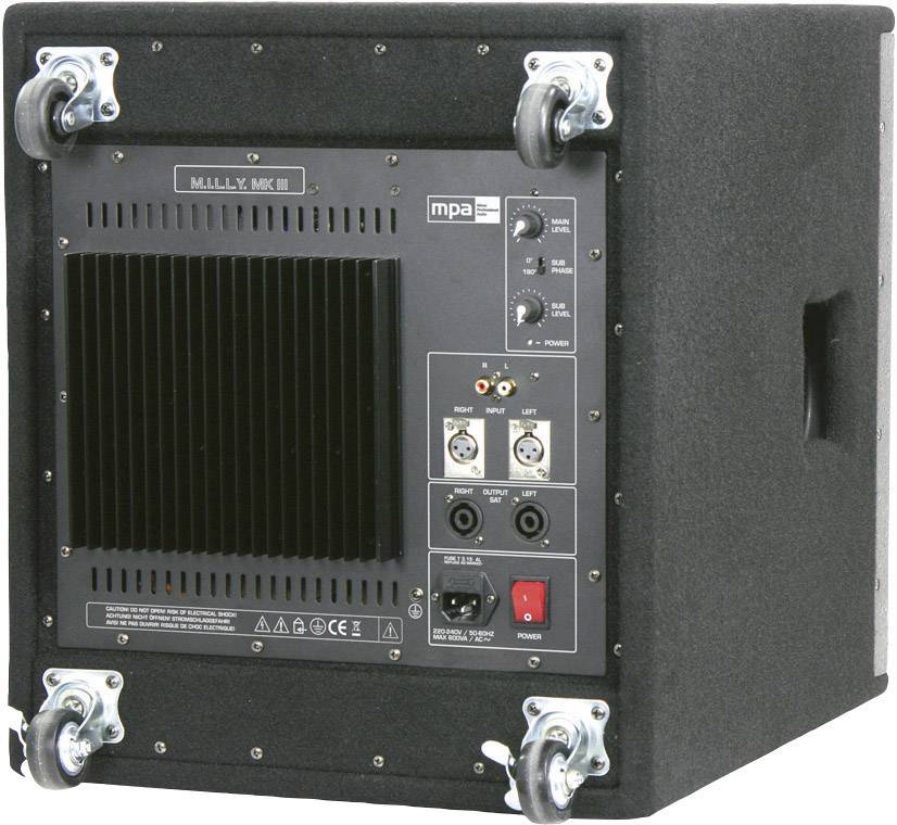 mpa M.I.L.L.Y. 2.0 MK III Aktives PA-Lautsprecher-Set